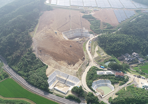 築上ソーラー建設工事(災害復旧工事)