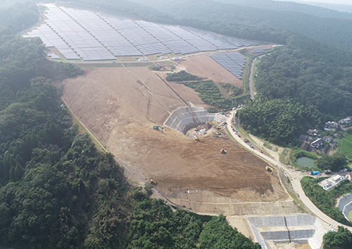 築上ソーラー建設工事(災害復旧工事)