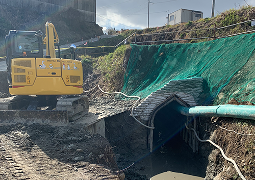 R1国障害宇佐若宮水路トンネル工事